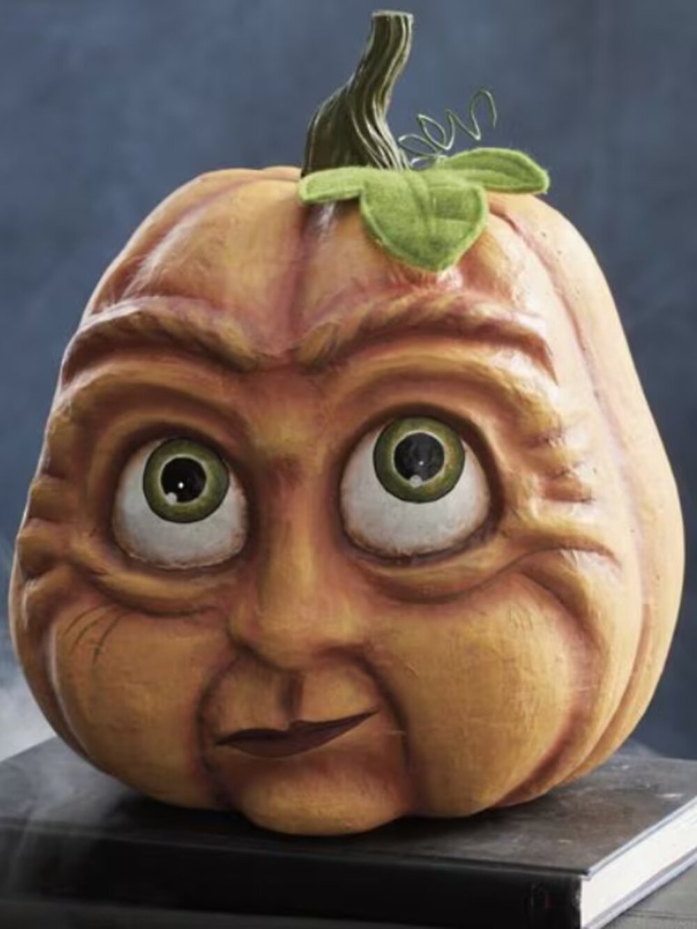 Grandin Road Expressive Pumpkin Oliver